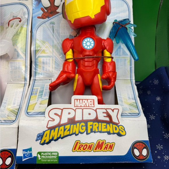 3019-PTTT Spidey And Iron Man Marvel Amazing Friends Disney Junior Hasbro Age 3+ - Picture 3 of 7